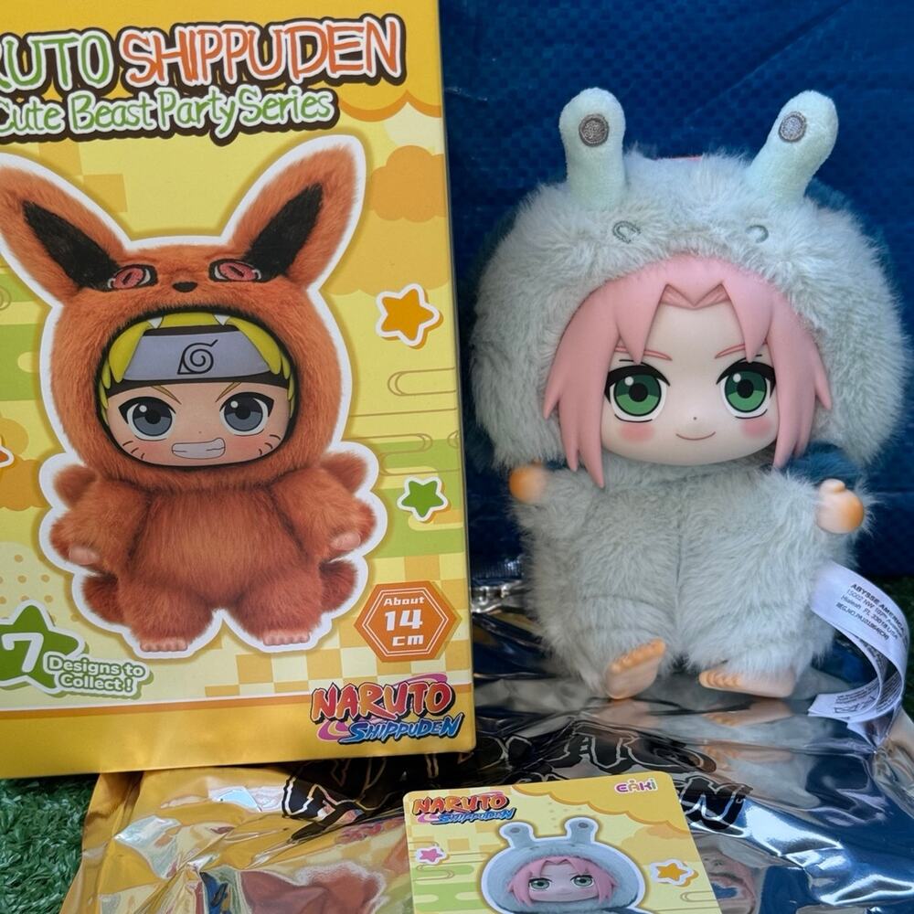 Miniso Eaki Naruto Shippuden Cute Beast Party Series Blind Box Sakura